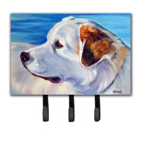 Carolines Treasures Great Pyrenees at the Beach Leash or Key Holder 7417TH68
